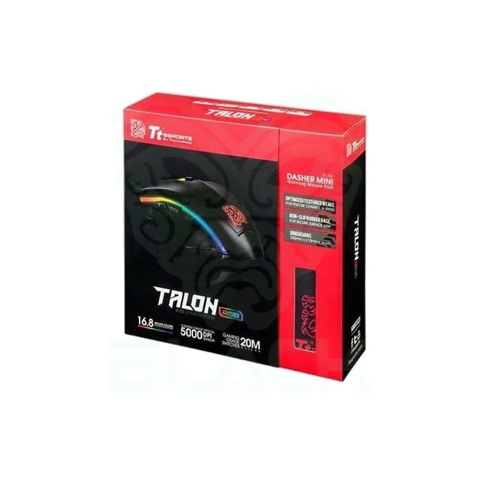 MOUSE GAMER TT ESPORTS TALON ELITE COMBO RGB BLACK