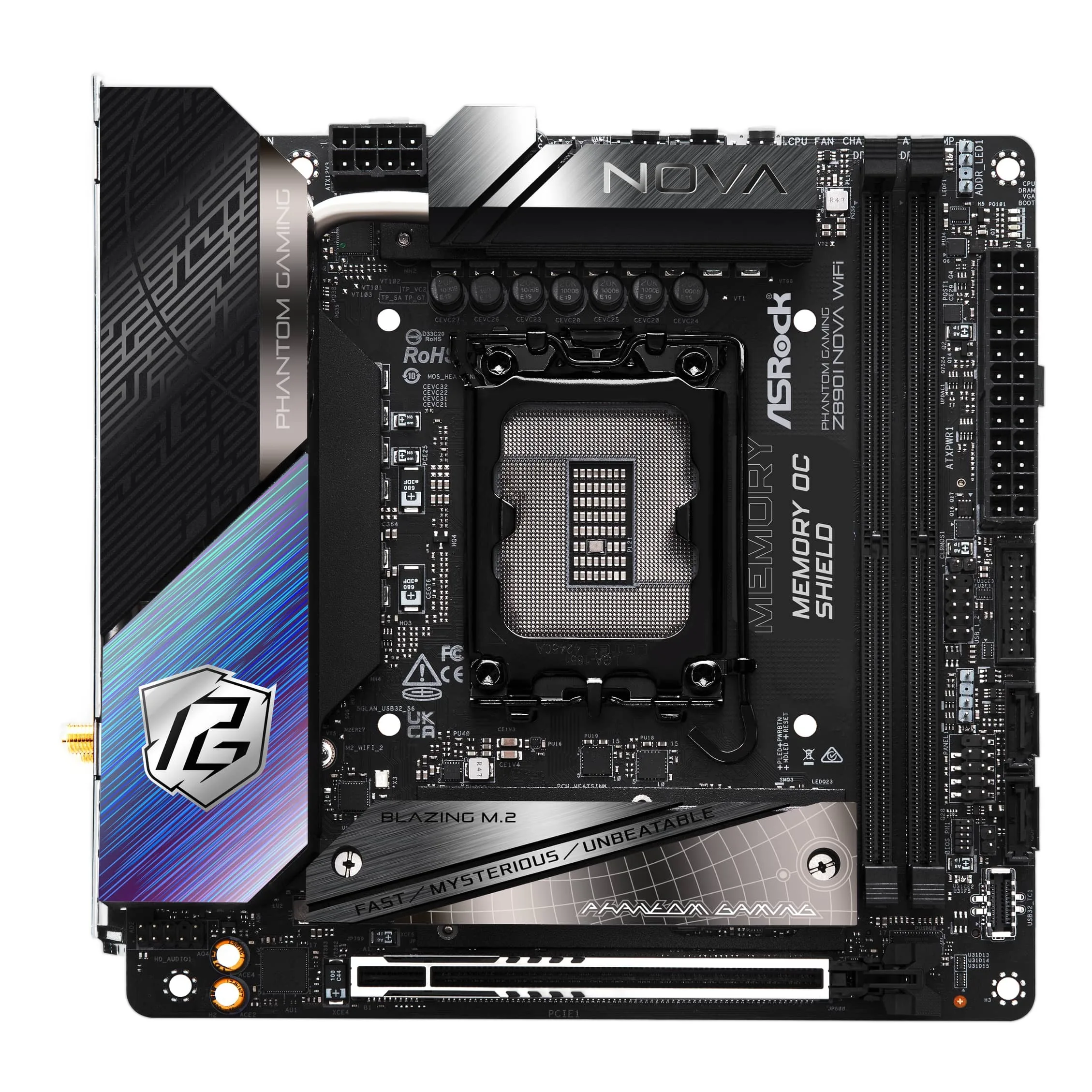 MOTHER ASROCK Z890I NOVA WIFI ITX LGA1851 DDR5