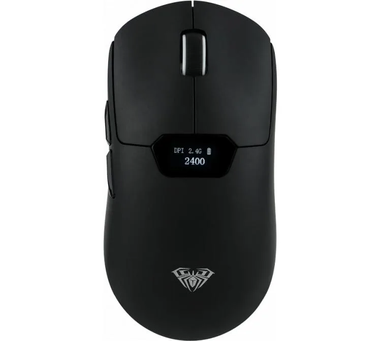 Mouse Aula Sc390 Pro Wireless 2.4GHz Bluetooth Ultraligero Black Usb-c