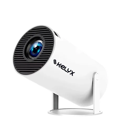 Proyector Kelyx 720p 2gb+8gb 180 Lumenes Bluetooth/WIFI Android Blanco