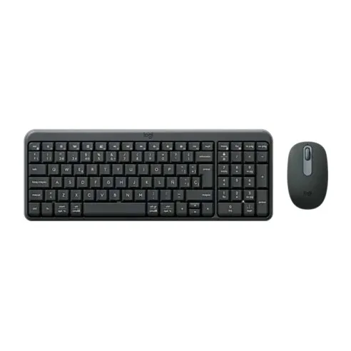 Teclado Y Mouse Logitech Mk250 Wireless Black