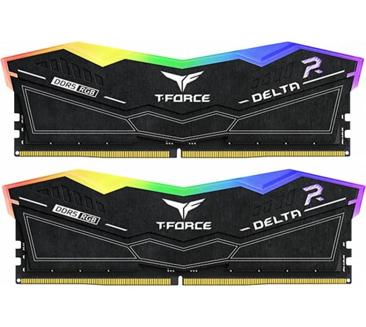 Memoria DDR5 32GB 7600MHz Team Group (2x16gb) T-force Delta RGB Black Cl36