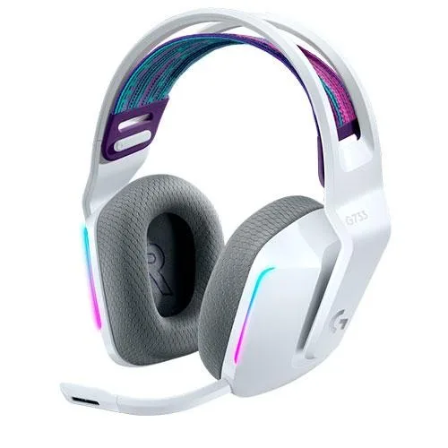 Headset Logitech G733 Lightspeed White Wireless 2.4GHz