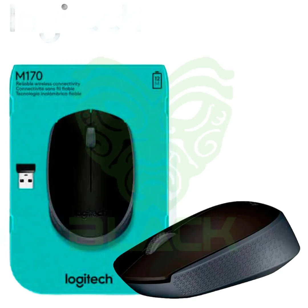 MOUSE INALÁMBRICO LOGITECH M170 BLACK