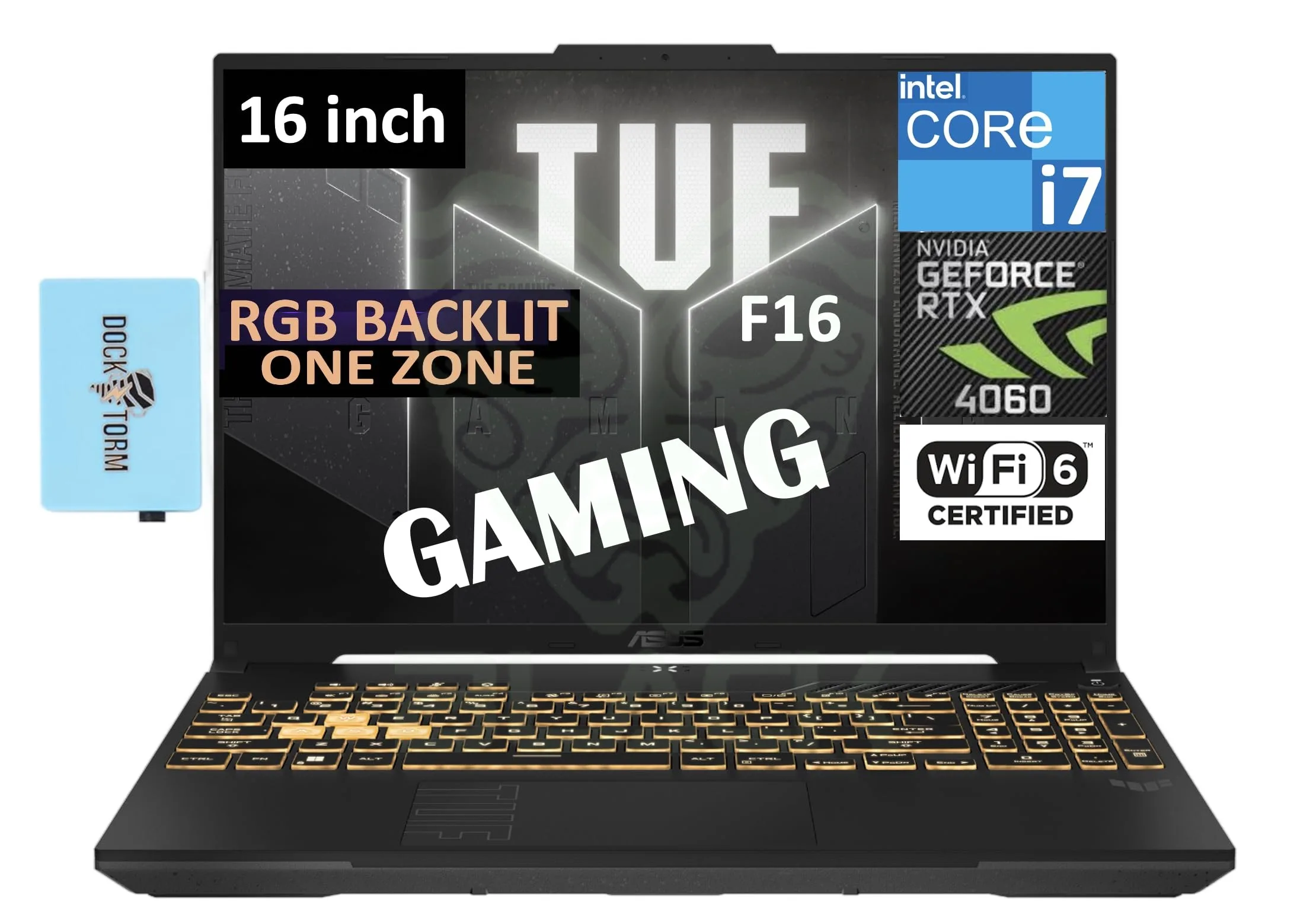 NOTEBOOK ASUS TUF GAMING F16 16" INTEL CORE I7 14650HX 16GB DDR5 SSD 512GB RTX 5060 8GB FREE DOS FX608JMR-RV024