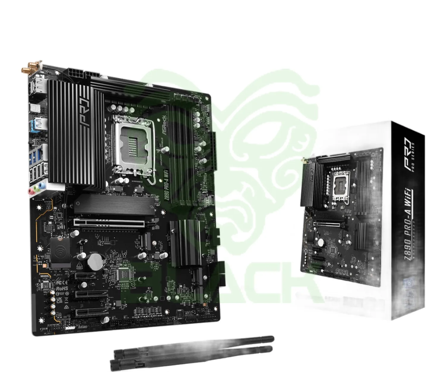 MOTHER ASROCK Z890 PRO RS WIFI WHITE LGA1851 DDR5