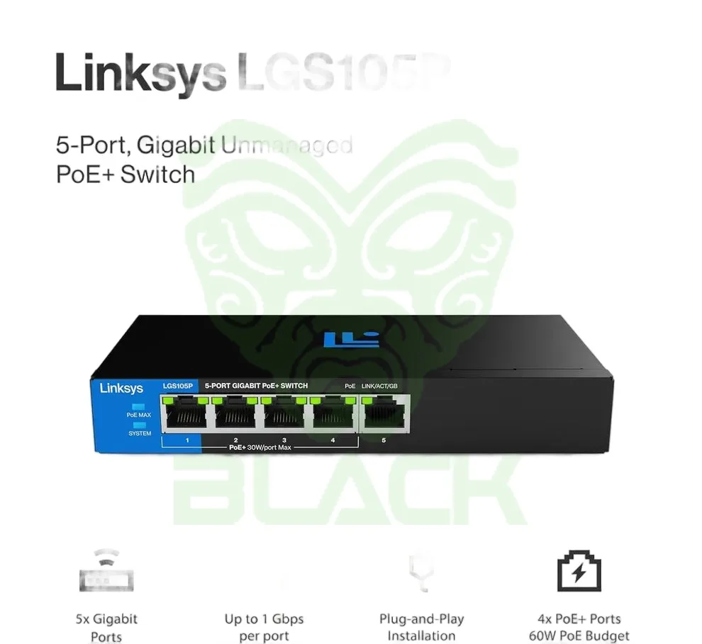 LINKSYS 5-PORT GIGABIT SWITCH