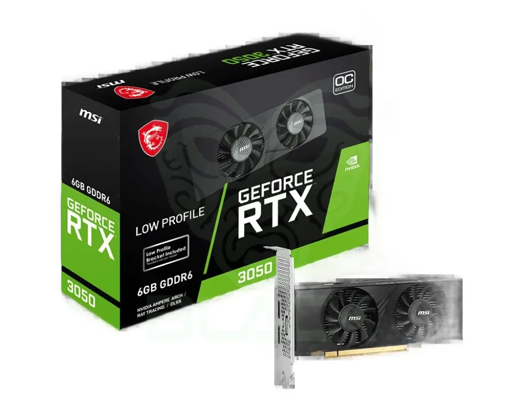 PLACA DE VIDEO MSI GEFORCE RTX 3050 LP 6G