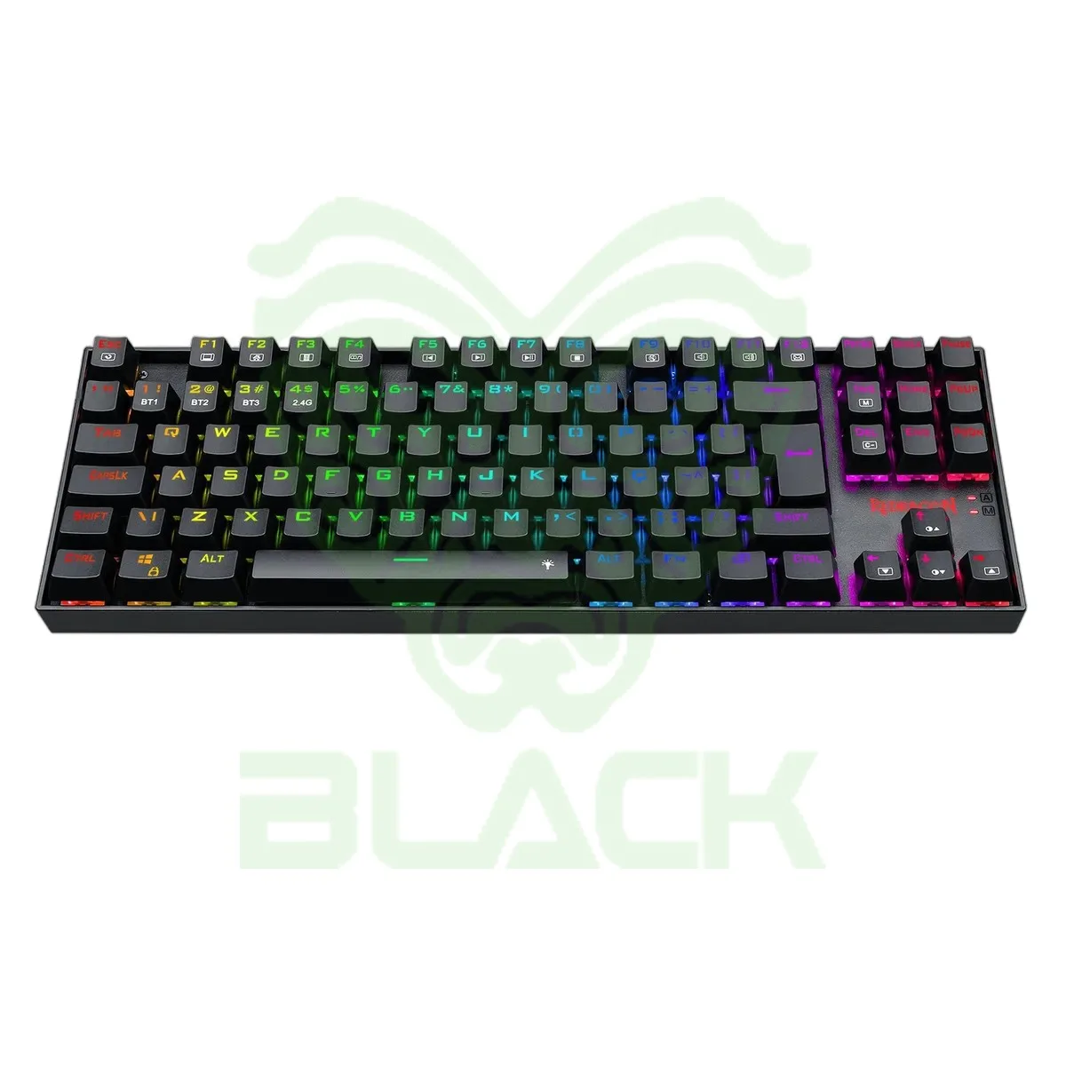 TECLADO REDRAGON KUMARA 2 K552 RAINBOW NEGRO