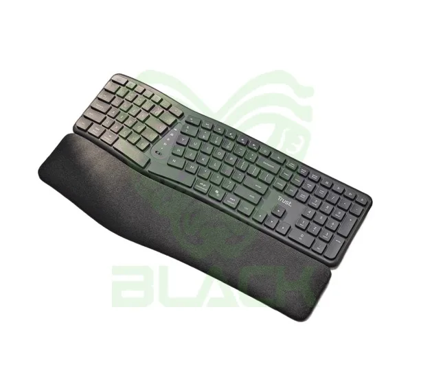 TECLADO TRUST KEYRA ERGO MULTI WIRELESS ES