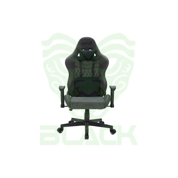 SILLA GAMER RAPTOR THRONE R1 TELA NEGRA