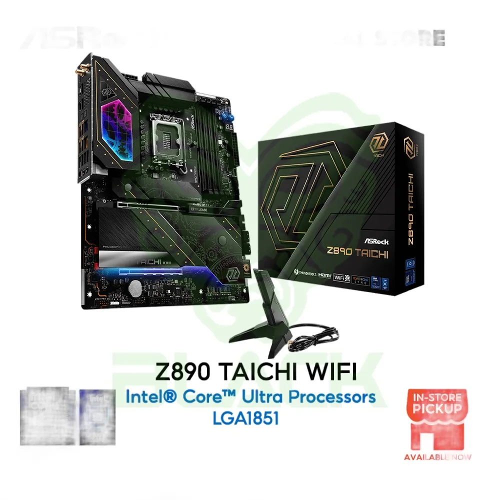 MOTHER ASROCK Z890 TAICHI AQUA WIFI LGA1851 DDR5