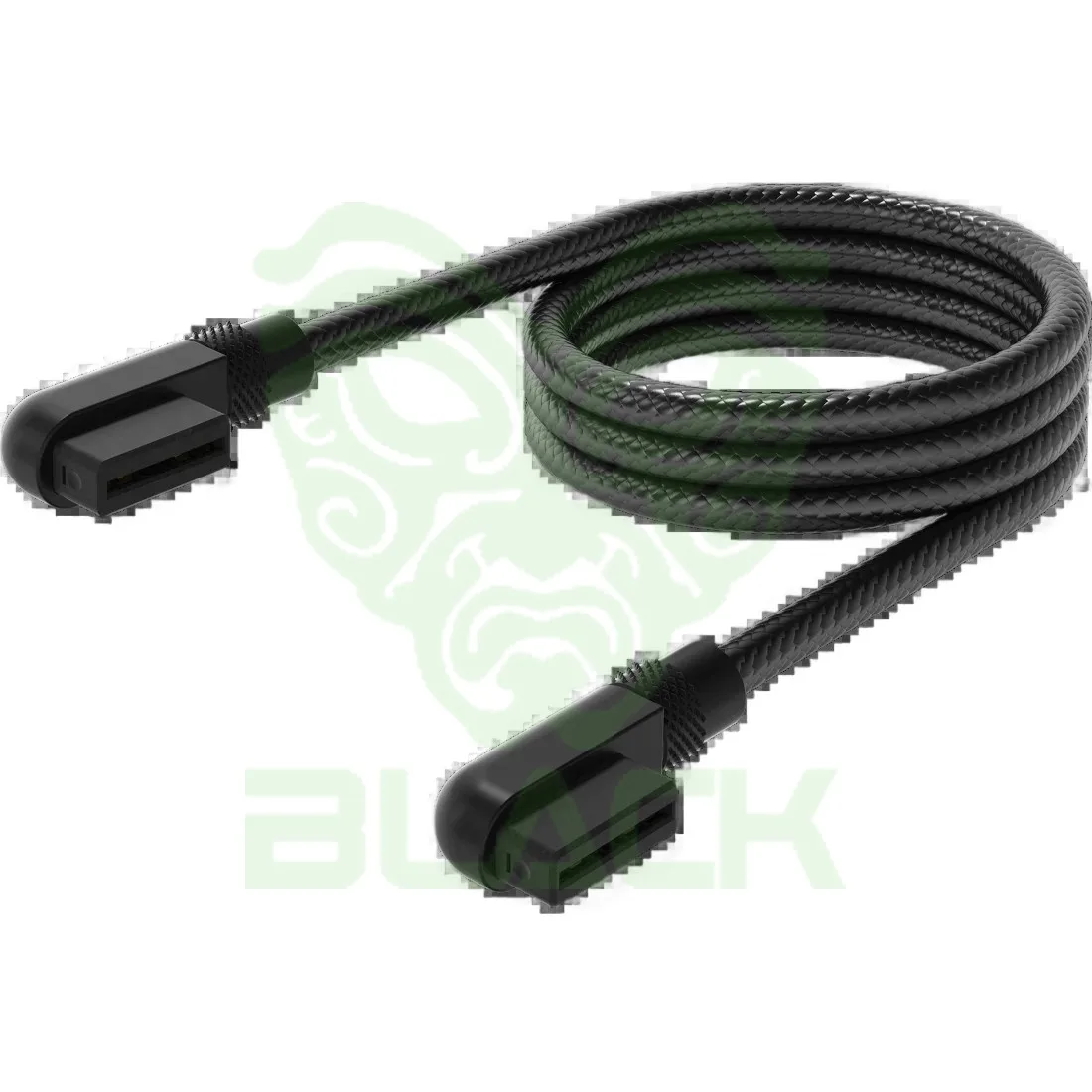 CABLE CORSAIR ICUE LINK 1X 600MM CON CONECTOR DERECHO NEGRO