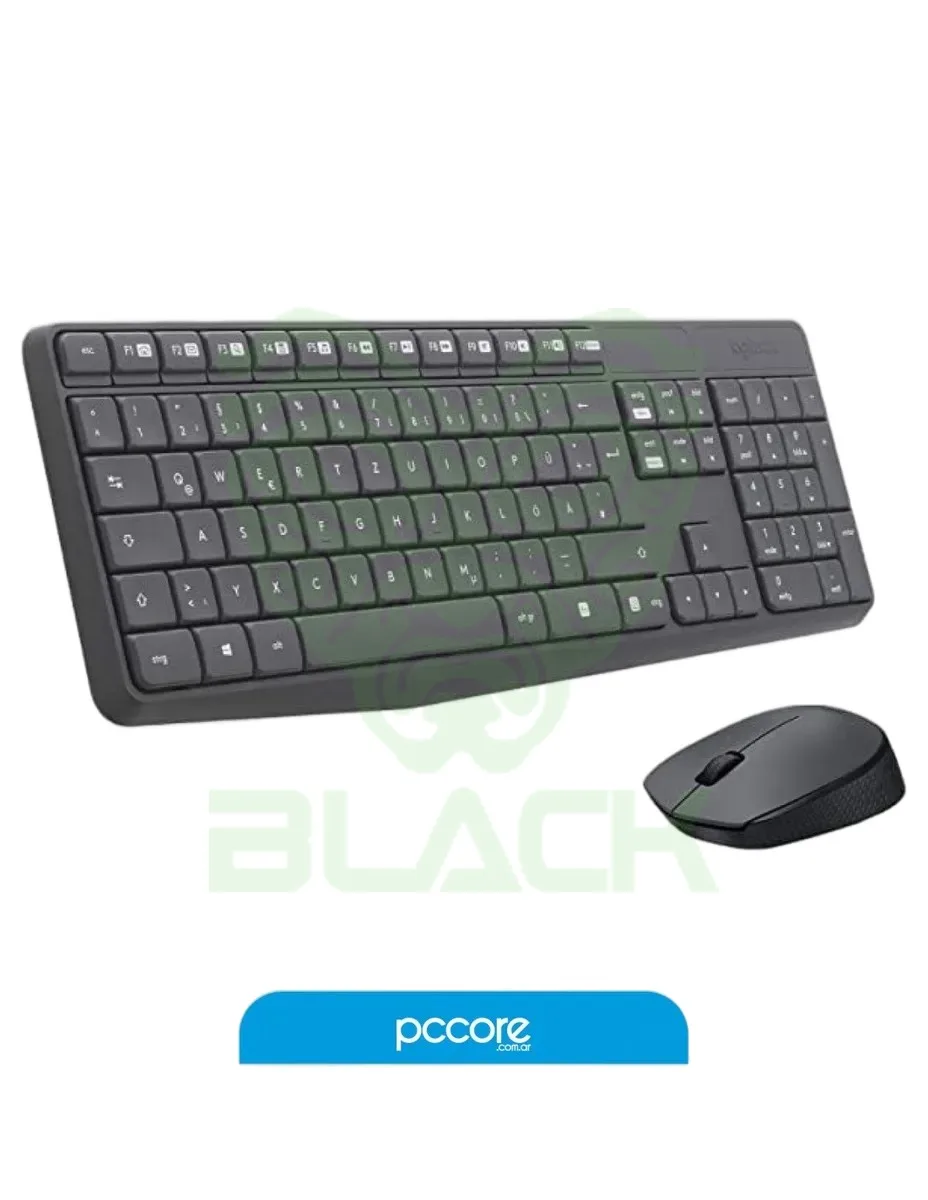 COMBO TECLADO MOUSE INALÁMBRICO LOGITECH MK235