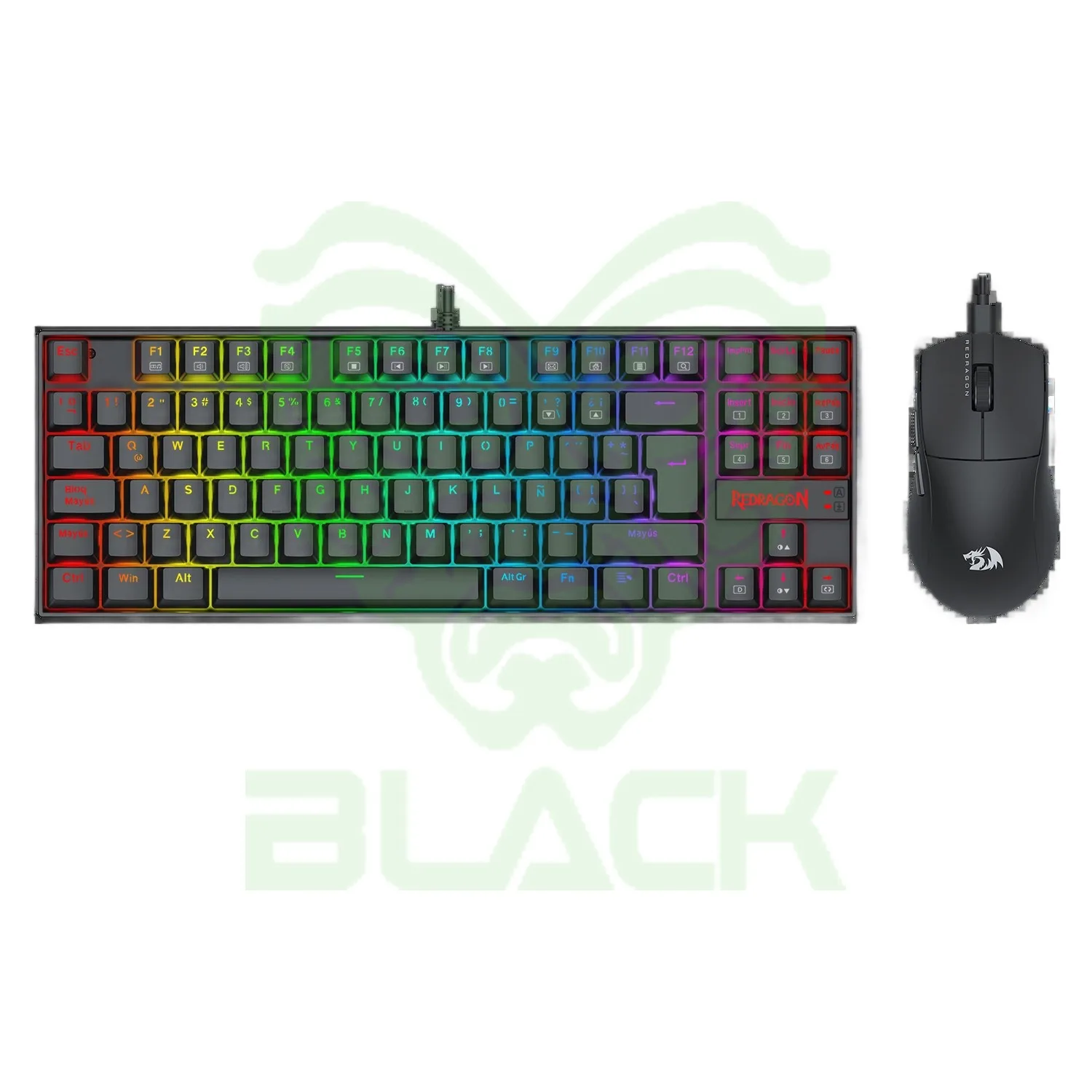 COMBO TECLADO Y MOUSE REDRAGON S145