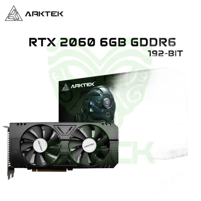 PLACA DE VIDEO ARKTEK GEFORCE RTX 2060 6GB GDDR6