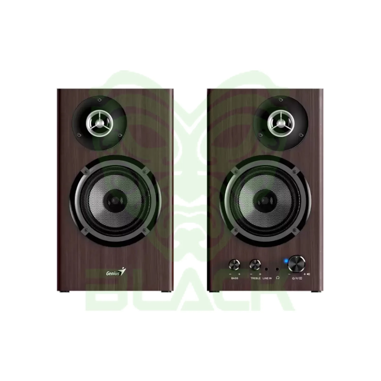 PARLANTE BLUETOOTH GENIUS SP-HF1812BT 50W DARK BROWN