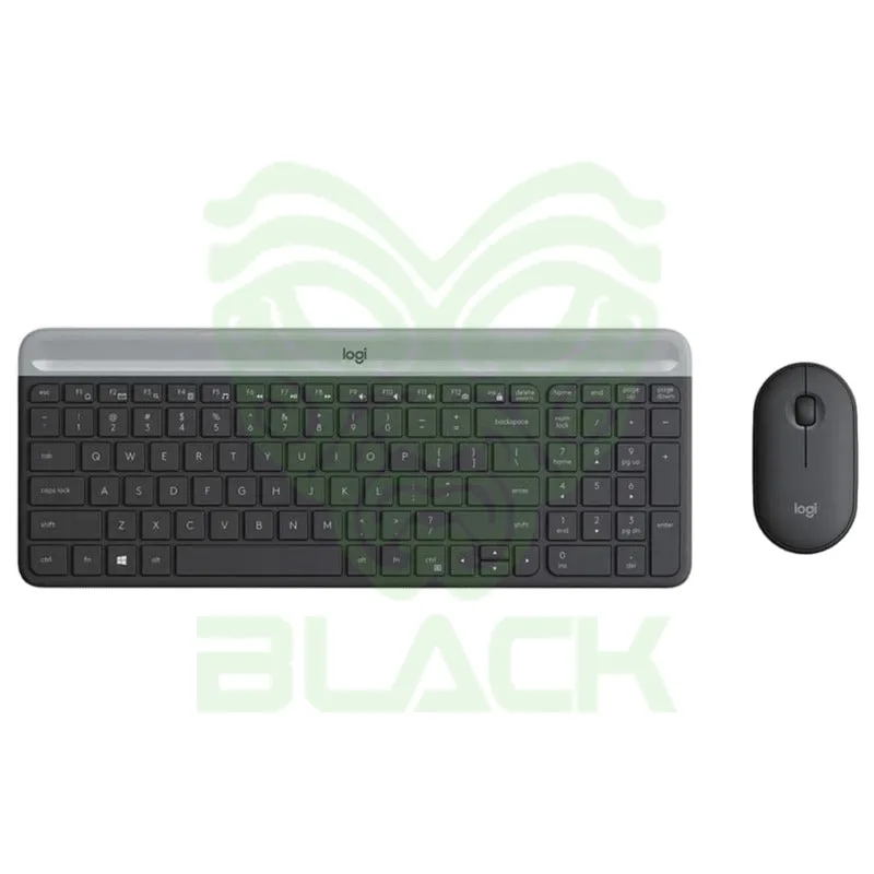 COMBO TECLADO MOUSE INALÁMBRICOS LOGITECH MK470 SLIM GRAPHITE