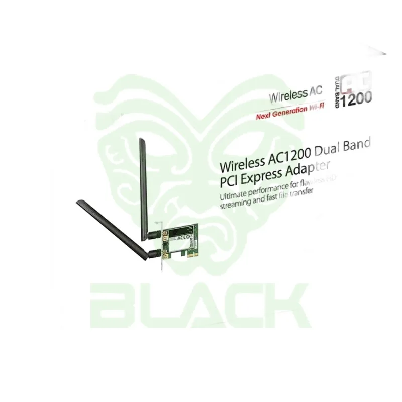 D-LINK PLACA DE RED PCI-E DWA-582 WIFI 5 AC1200 DUAL BAND CON 2 ANTENAS