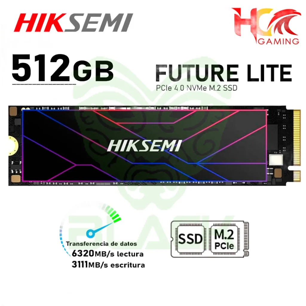 DISCO SOLIDO INTERNO HIKSEMI FUTURE LITE 512GB HS-SSD-FUTURE LITE 512G