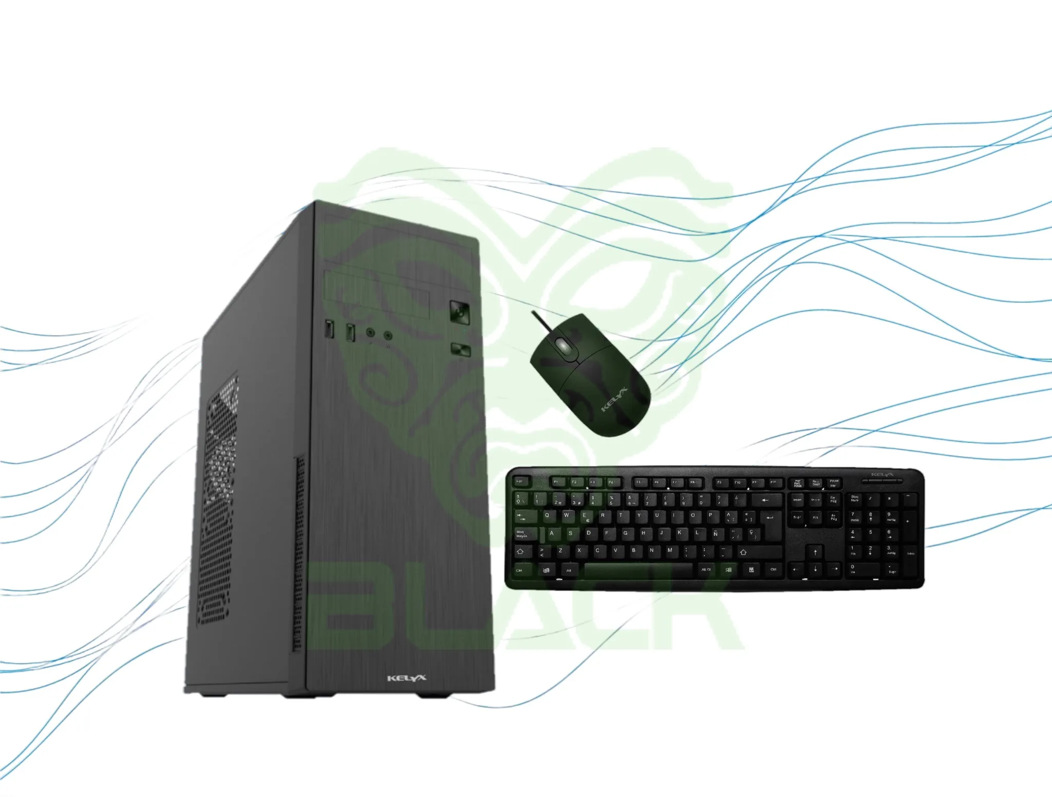 KIT KELYX MODELO LC728-12 FUENTE 500W TEC/MOUSE