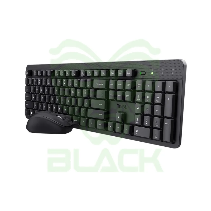 TECLADO Y MOUSE TRUST ODY II WIRELESS ES WHITE
