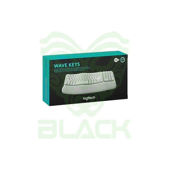 TECLADO INALÁMBRICO LOGITECH ERGONÓMICO WAVE KEYS WHITE