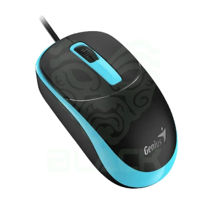 MOUSE GENIUS DX-123 USB BLACK/BLUE