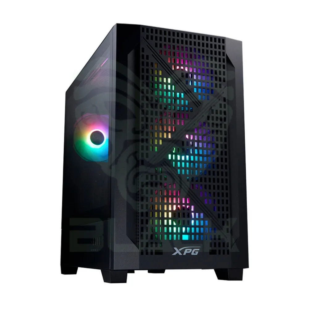 GABINETE XPG LANDER300 NEGRO CON ARGB Y VIDRIO TEMPLADO SOPORTE MICRO-ATX Y MINI-ITX