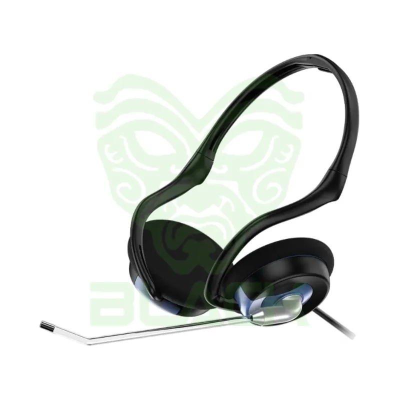 AURICULAR C/ MICROFONO HS-300N,DUAL JACK CABLE,NEW