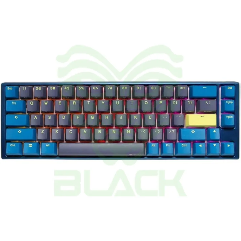 TECLADO MECANICO DUCKY ONE 3 DAYBREAK SF TECLAS AZULESVELOCIDAD INTERRUPTOR PLATEADO INGLES PBT DOBLE DISPARO SIN COSTURAS ESTUCHE SUPERIOR AZUL ESTUC