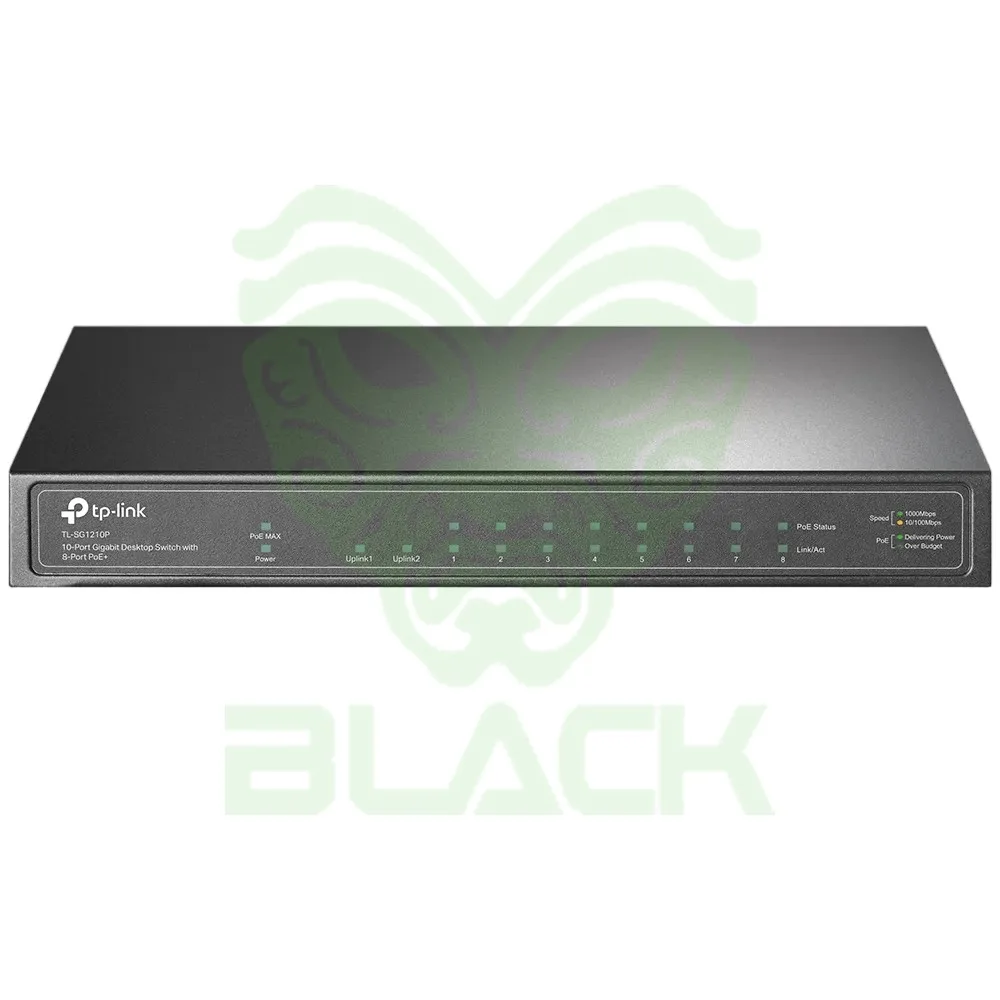 TL-SG1210P SWITCH GIGABIT 9P 8POE+ 1SFP TP-LINK