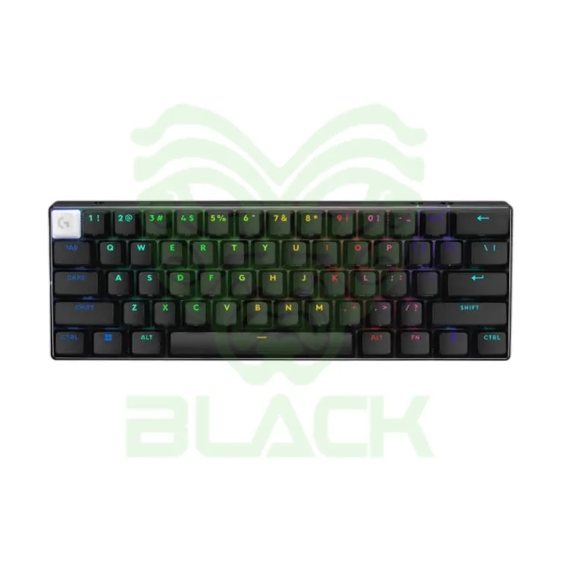 TECLADO GAMING LOGITECH G PRO X60 TKL LIGHTSPEED INGLÉS BLACK