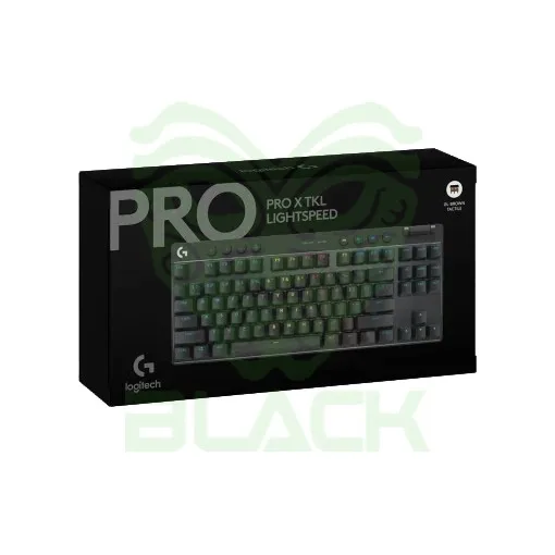 TECLADO LOGITECH G PRO X TKL LIGHTSPEED INGLÉS BLACK