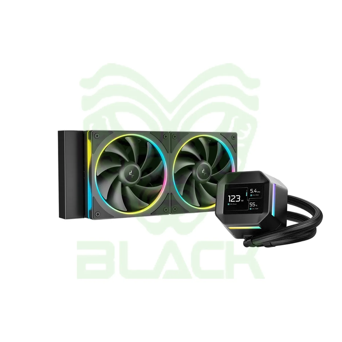 COOLER CPU DEEPCOOL LM240 ARGB LCD IPS 2,4" WATER COOLER