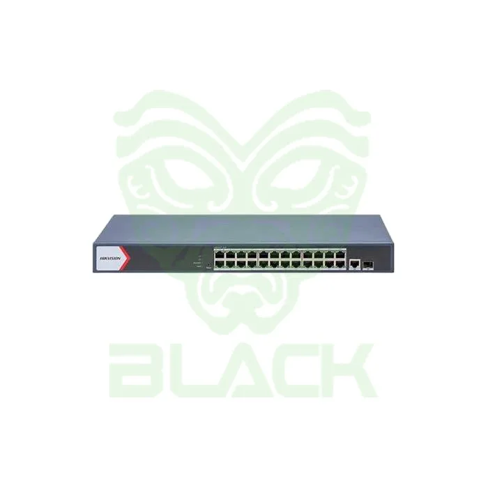 SWITCH HIKVISION 24 PUERTOS GIG POE 1 RJ45 1 OPT