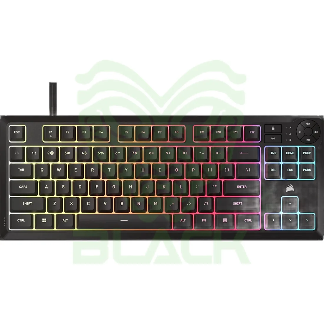 TECLADO MEMBRANA CORSAIR K55 CORE RGB ICUE ESP