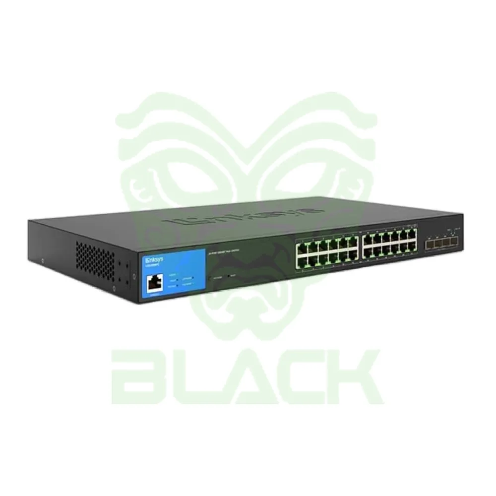 24 PORT MANAGED POE+ SWITCH W/ 4 SFP+ 410W