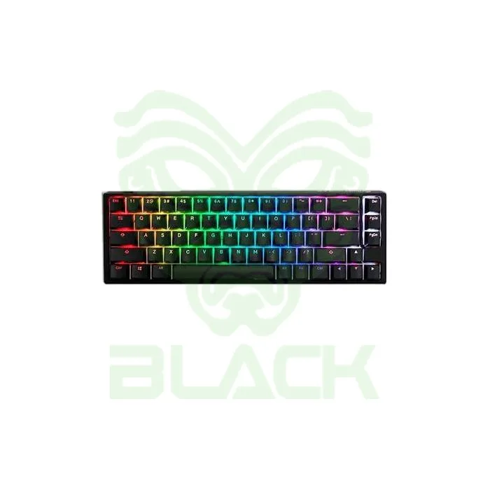 TECLADO MECANICO DUCKY ONE 3 SF 65 HOTSWAP CHERRY MX BROWN RETROILUMINADO RGB NEGRO