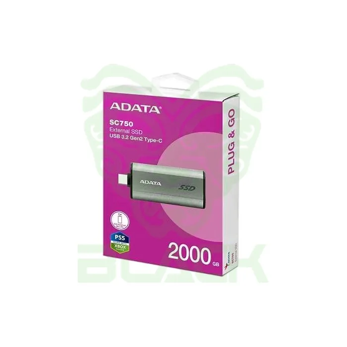 DISCO EXTERNO SSD 2TB ADATA SC750 USB-C 3.2