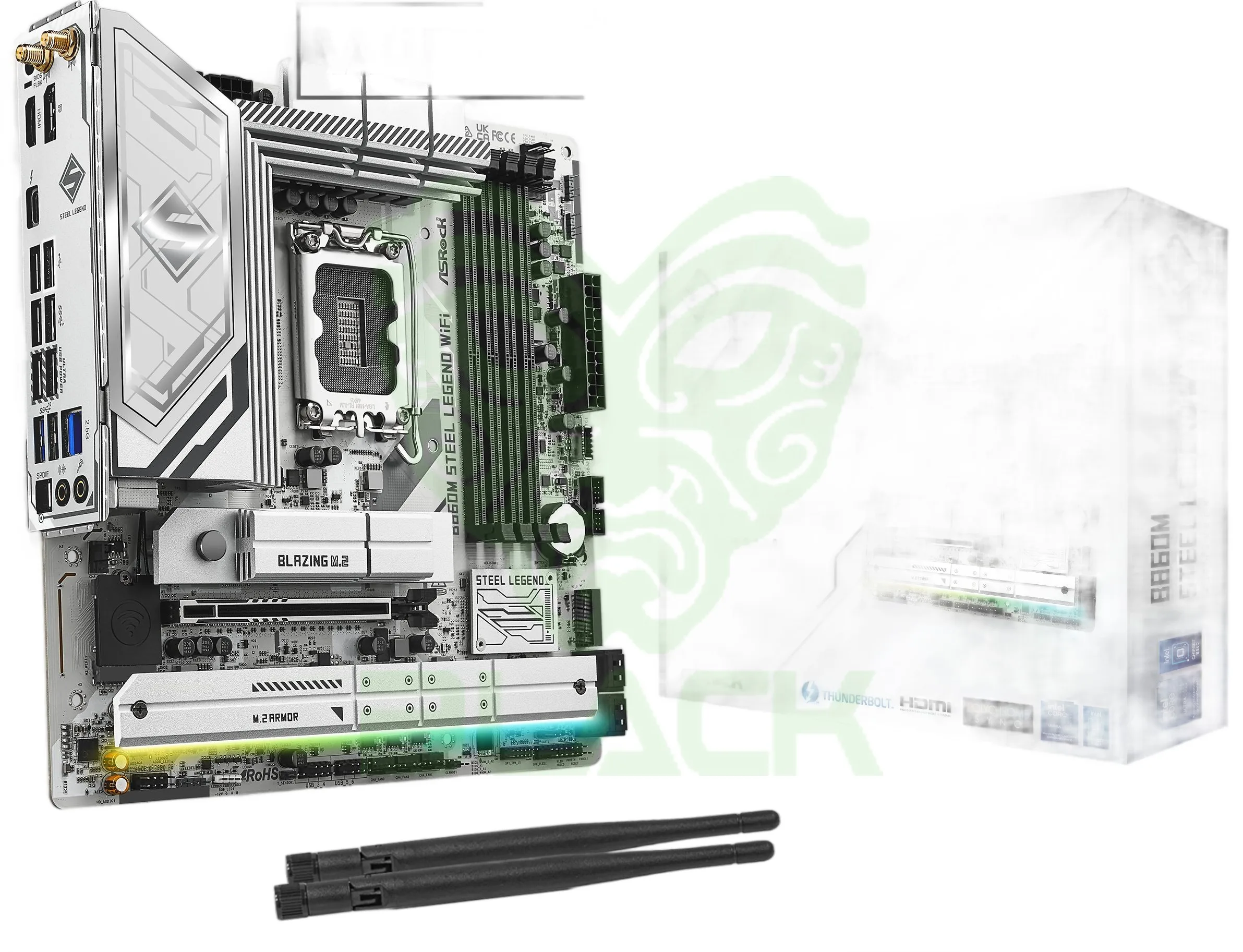 MOTHER ASROCK B860M STEEL LEGEND WIFI LGA1851 DDR5