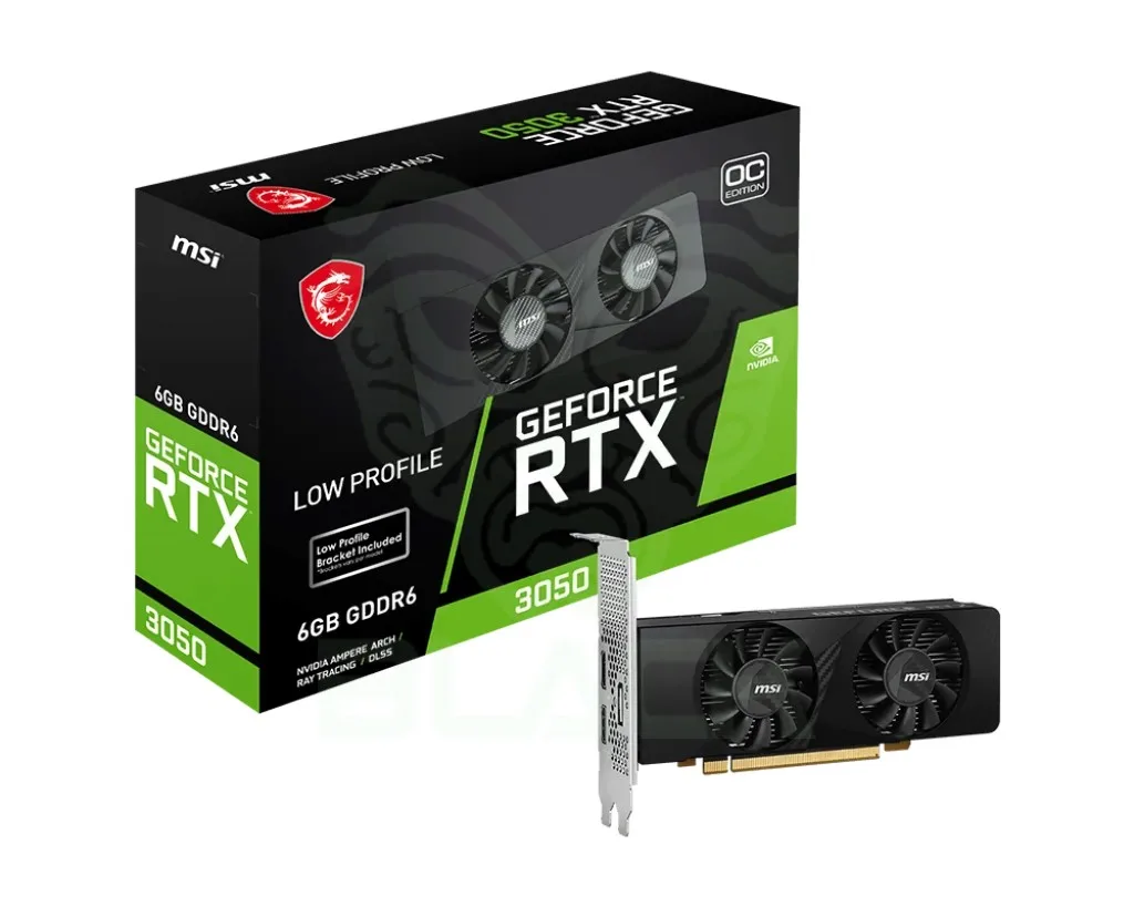 PLACA DE VIDEO MSI GEFORCE RTX 3050 LP 6GB OC