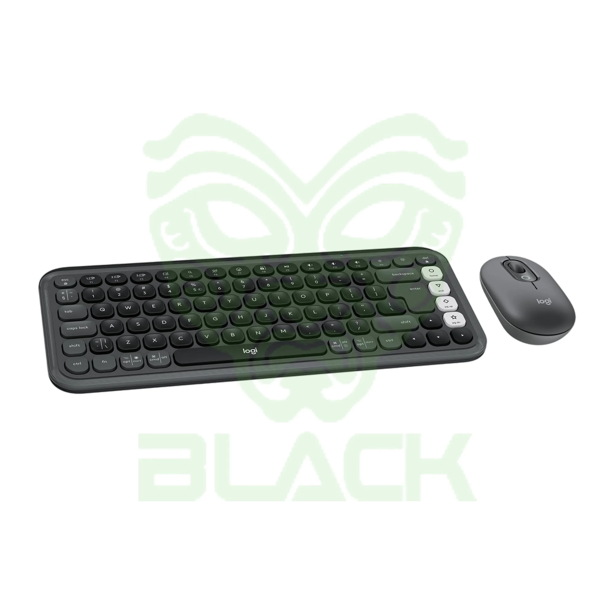 TECLADO Y MOUSE LOGITECH POP ICOM GRAPHITE WIRELESS 2.4GHZ - BT