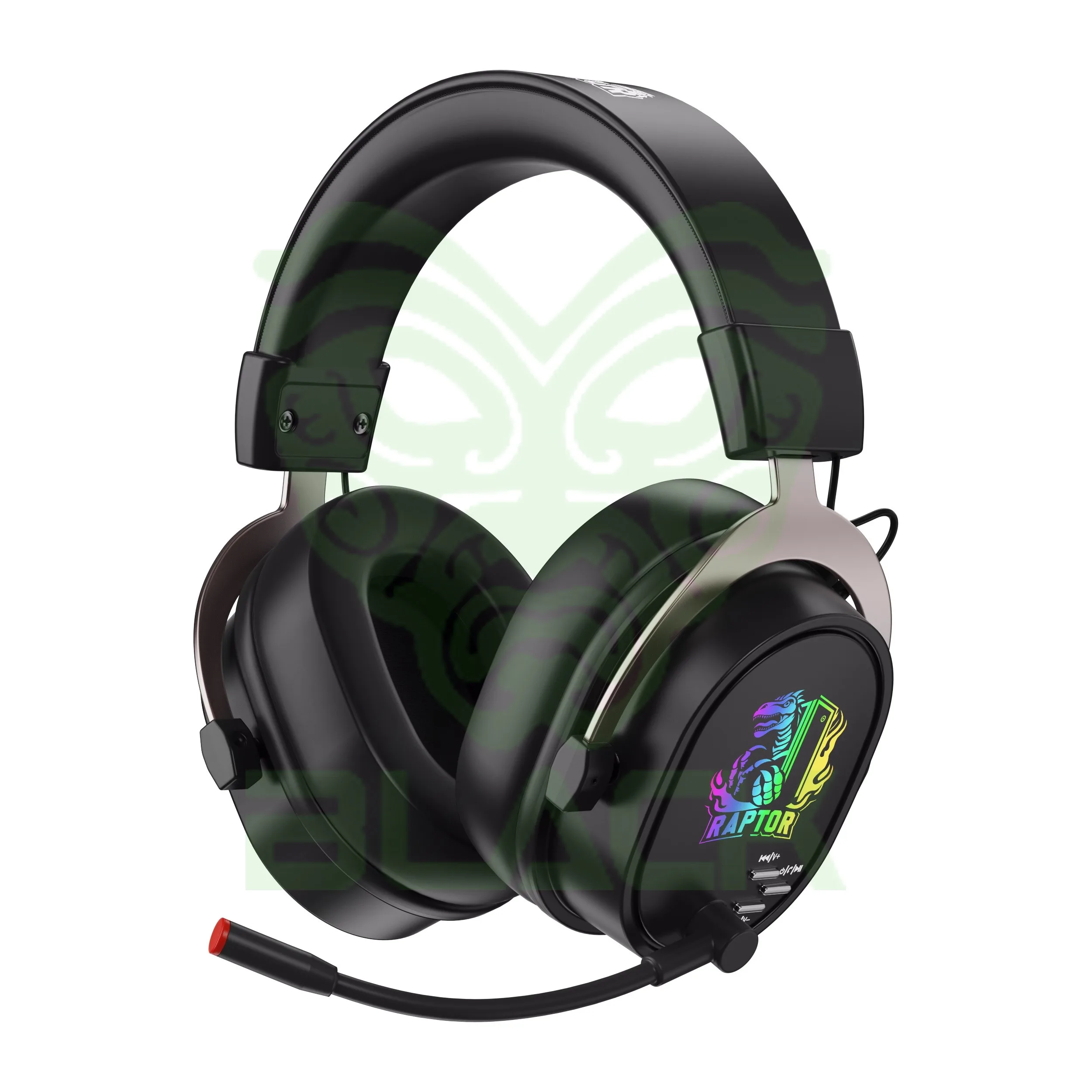 Auricular Gamer Raptor Inferno Pro X 7.1 Wireless C/Dongle Negro