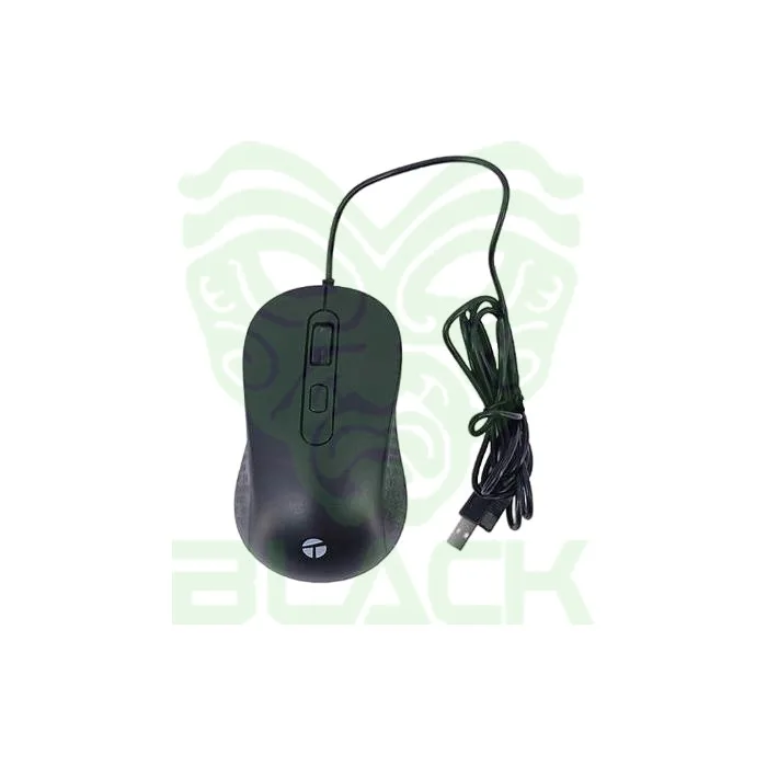 MOUSE TEROS TE-1229S C/CABLE BLACK