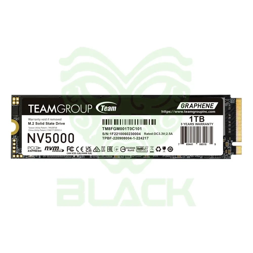 DISCO SOLIDO SSD M.2 TEAM 1TB NV5000 4500MB/S NVME PCI-E X4 GEN4