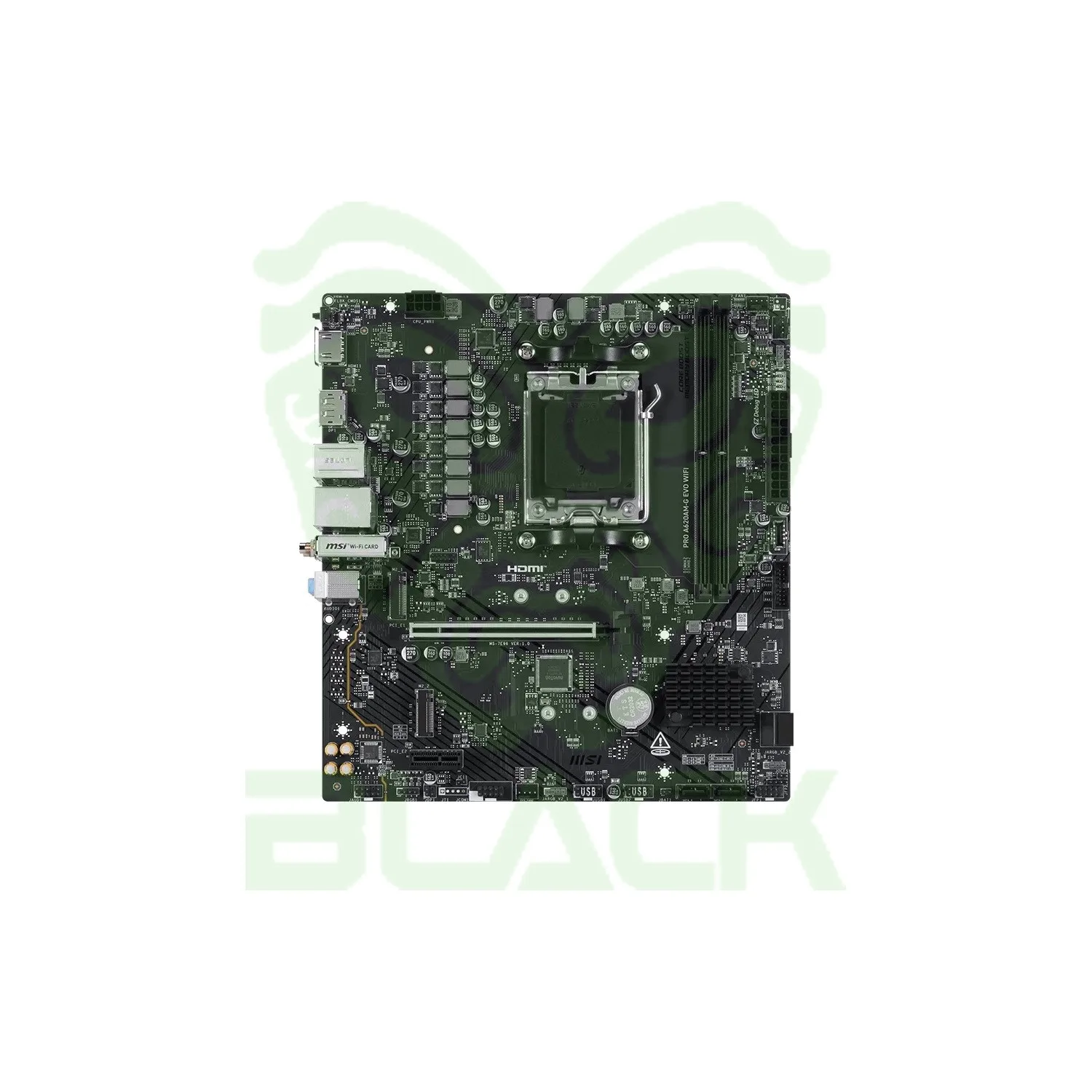 MOTHERBOARD MSI PRO A620AM-G EVO WIFI AM5 DDR5