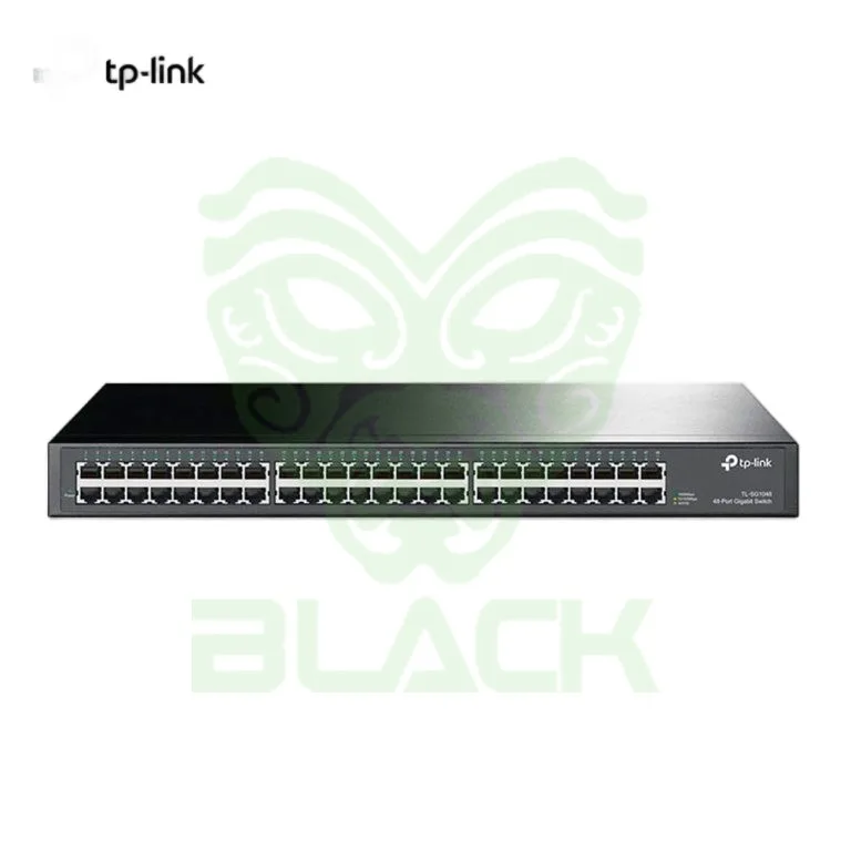 SWITCH TP LINK 48 PUERTOS GIGABIT L2 ADM 4SFP 10GB POE+