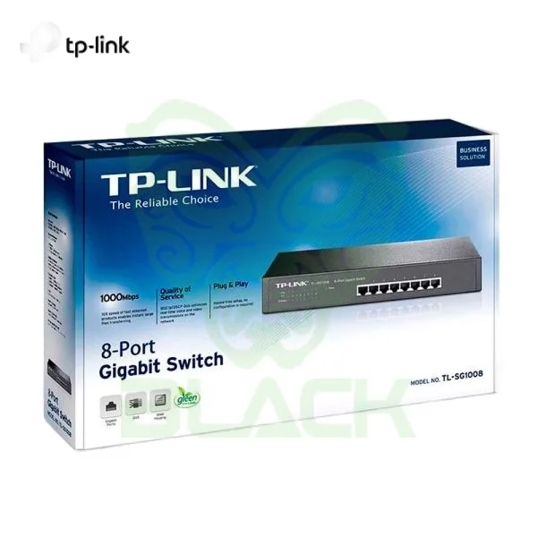 SWITCH TP LINK 8 PUERTOS 10/100/1000 POE+ RACKEABLE