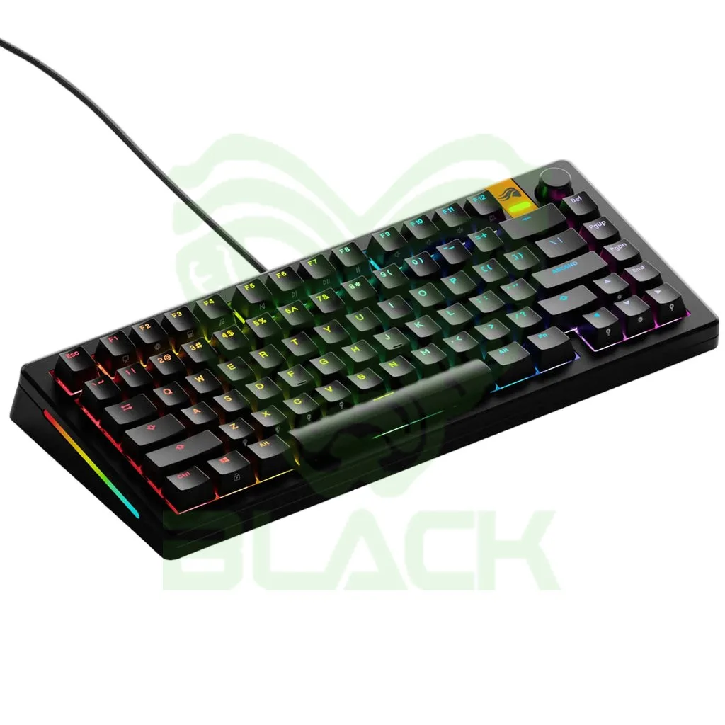 TECLADO MECANICO GLORIOUS GMMK3 HE 75% RGB HALL EFECT 8K HZ BLACK US